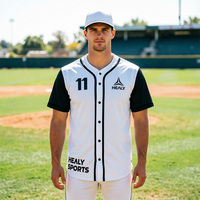 Maillot de baseball personnalisé pour jeunes, sublimation, broderie du logo, vierge