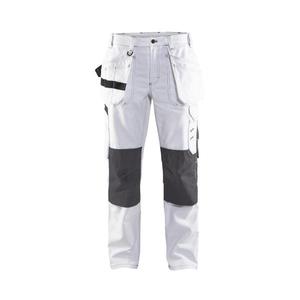 BLAKLADER - 713112101098C36 Pantalon peintre femme Blanc/Gris foncé-PANTALON DE TRAVAIL EAN 7330509843505 PANTALON DE TRAVAIL CARGO - Product Image 1
