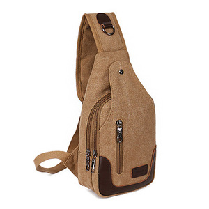 Mochila cruzada para el pecho para hombre, bolso <span class=keywords><strong>de</strong></span> hombro con correa única, bandolera para exteriores - Product Image 1