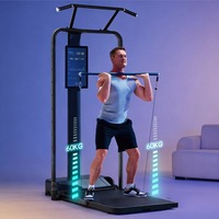 Estación de Entrenamiento Multifuncional Oem Smart Mirror All in One Gantry Smith Machine, Equipo de Fitness para el Hogar para Entrenamiento de Fuerza
