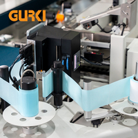 Machine d'étiquetage et de scellage de cartons entièrement automatique électrique GURKI GPETB3530-A pour l'emballage des boissons