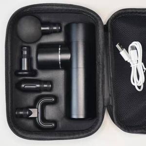 <span class=keywords><strong>Mini</strong></span> <span class=keywords><strong>Pistola</strong></span> de Masaje Recargable para el Hogar, 4 Cabezales, Masajeador Facial y Corporal para Espalda, Cuello y Brazos, Productos Inteligentes para el Hogar - Product Image 4