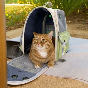 Trasportino a Doppia Spalla per Gatti e Cani - Borsa Portatile per Animali - Zaino Universale per Animali di Grande Capacità - Product Image 2