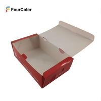 Boîte à emporter en papier écologique imprimée en gros avec ouverture facile pour la restauration et la livraison de repas