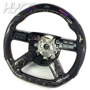 Accessoires d'intérieur de volant en fibre de carbone adaptés à <span class=keywords><strong>Chrysler</strong></span> 300 <span class=keywords><strong>300C</strong></span> 300S - Product Image 2