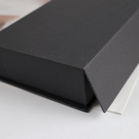 Boîte d'emballage magnétique rigide en carton recyclable sur mesure, boîte cadeau pliante de luxe avec couvercle magnétique