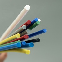 Varillas de plástico PTFE de alta calidad Aisladores eléctricos extruidos Barra redonda Varillas de plástico PTFE
