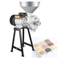 Moulin à céréales électrique pour céréales humides et sèches, broyeur de maïs, de riz, de café, de blé, moulin à farine