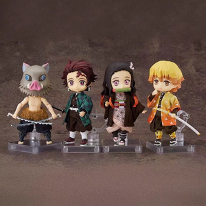 Action Figure Articolate <span class=keywords><strong>Demon</strong></span> <span class=keywords><strong>Slayer</strong></span> Serie Completa Q-Version KO da 10CM, Modellino da Collezione, Ornamento da Scrivania, Giocattolo Trendy in PVC per Ragazzi, Regalo Divertente - Product Image 2