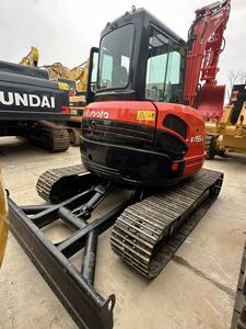 Mini Excavadora de 5 Toneladas de Buena Calidad en Venta, Excavadora Usada KX155-3 de Segunda Mano Fabricada en Japón, 5 Toneladas kx155-5 KX155 KX165 - Product Image 3