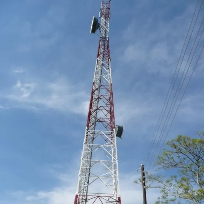Antena de transmisión de teléfono móvil, estación de Radio de comunicación, torre Angular autoportante