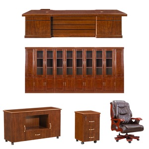 Đơn giản sang trọng văn phòng bàn đồ nội thất với di chuyển lưu trữ tủ văn phòng điều hành bảng hình ảnh - Product Image 5