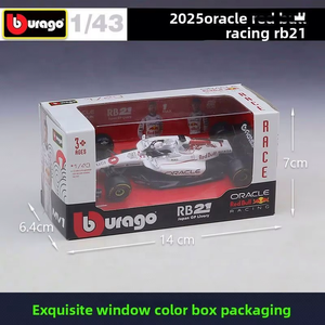 Modellino <span class=keywords><strong>Auto</strong></span> da Corsa F1Bull RB21 2025 in Scala 1:43 di <span class=keywords><strong>Bburago</strong></span>, Giocattolo in Lega di Alta Qualità da Collezione per Ragazzi - Product Image 6