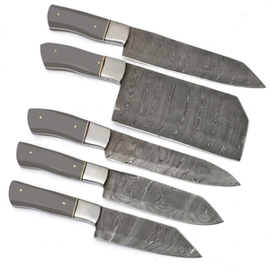 Damascus Steel Handmade Chef <b>Knife</b> Set For Kitchen Professional Culinary <b>Knife</b> Set Crafted For Meat <b>Fish</b> Vegetables Fruits Herbs - Product Image 3
