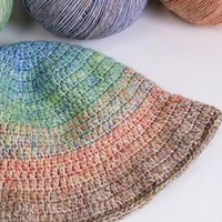 Ruyi oiseau nuage maquillage Impression Crochet Kit de tricot tricoté à la main écharpe matériel 100% fil de coton peigné teint laine boule fil