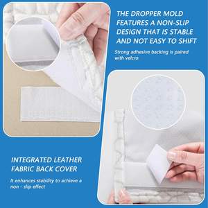 Oreiller de tête inclinable réglable en mousse à mémoire de forme déchiquetée, pour fauteuils inclinables, fauteuils, canapé, chaise de bureau, canapé, non rembourré - Product Image 5