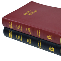 Vente en Gros NIV Version Française Louis Segond Couverture de Journal Imprimée Étude Mini Format Noir KJB Version Anglaise Sainte Bible