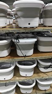 Masajeador de Spa de baño de rodillo grande Manual plegable portátil, máquina masajeadora de calefacción eléctrica para pies - Product Image 3