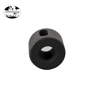 Черный стальной резьбовой втулочный фиксатор с установочным винтом — высокоточный кольцевой позиционирующий фиксатор для винтовых клемм - Product Image 2