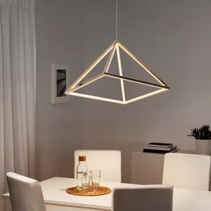 Factory Direct Indoor Lighting Luxury Gold Modern Style Modern LED Hanging Pendant Light For Restaurant