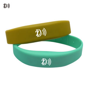 폐쇄형 <span class=keywords><strong>NFC</strong></span> 실리콘 팔찌 방수 패시브 13.56MHZ <span class=keywords><strong>RFID</strong></span> <span class=keywords><strong>NFC</strong></span> 고무 손목밴드 출입 통제 이벤트 보안용 - Product Image 2