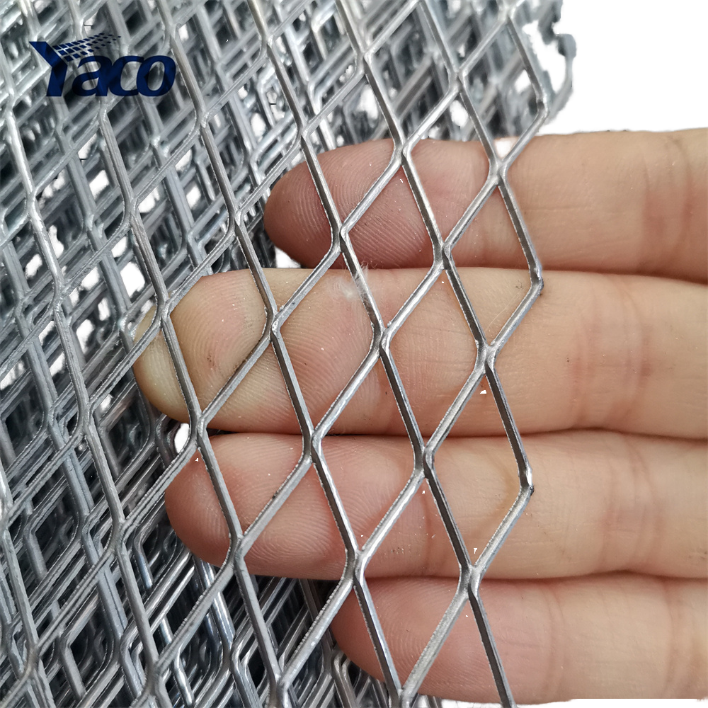 Mild steel Galvanized Expanded Metal Mesh Sheet for Machine