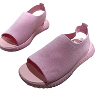 Nouvelles sandales d'été pour femmes, respirantes, couleur unie, décontractées, à bout ouvert, à talon plat, basses, pour la plage