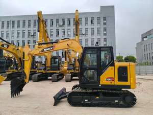 Mini-excavatrice sur chenilles SANY SY75C d'occasion, sans fuites d'huile ni fumée noire, moteur durable, fonctionnement fluide, prête à être expédiée, en stock - Product Image 5