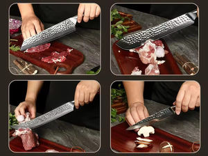 Conjunto de Facas de Cozinha Profissional Waikan com 11 Peças em Aço Damasco Japonês VG10 de 67 Camadas com Cabo de Madeira Ambidestro - Product Image 6