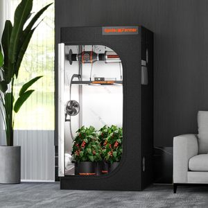 Spider nông dân 3x3x6ft 200W sf2000 Pro Samsung lm301h EVO Hội Đồng Quản trị LED phát triển Ánh sáng 4 "Hệ thống thông gió 3x3 hoàn chỉnh phát triển Lều Kit - Product Image 6