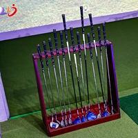 Simulador interactivo de golf para interiores Proyección de pantalla inteligente Deportes y entretenimiento