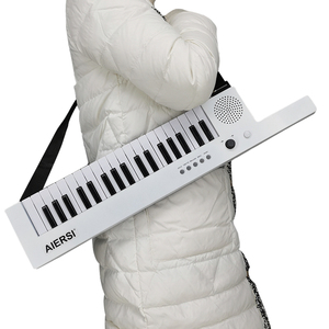 Clavier électronique Aiersi, 10 morceaux <span class=keywords><strong>de</strong></span> démonstration, instruments <span class=keywords><strong>de</strong></span> musique, 37 touches, type ceinture, <span class=keywords><strong>piano</strong></span> électrique - Product Image 2