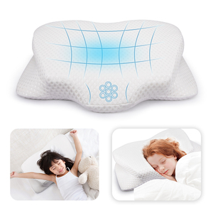 Nuevo diseño del fabricante OEM ODM almohada de espuma viscoelástica ortopédica cervical para niños cama amigable para viajes dormitorio de espuma viscoelástica - Product Image 6