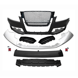 Kit carrosserie de pare-chocs avant style RS5 pour <span class=keywords><strong>AUDI</strong></span> A5 S5 8T avec calandre nid d'abeille noir brillant pour conversion <span class=keywords><strong>AUDI</strong></span> A5 S5 B8 2008-2012 - Product Image 4