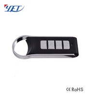 YET071 Télécommande universelle sans fil à code d'apprentissage RF pour maison intelligente, contrôle à distance longue portée, 4 boutons, étanche, métal et plastique