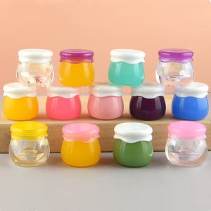 10 Gam Dễ Thương Acrylic Nhựa Mỹ Phẩm Facial Cream Jar, Mật Ong Trái Cây Jam Shape Cream Jar, Lip Balm <span class=keywords><strong>Container</strong></span> - Product Image 4