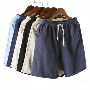 Running Breathable Quick Dry Woven Polyester Quad Stretch <b>Three</b> <b>Quarter</b> <b>Length</b> Pants <b>shorts</b> for men men's <b>shorts</b> - Product Image 1