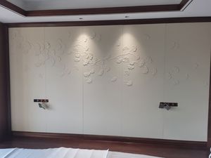 <span class=keywords><strong>Panneau</strong></span> <span class=keywords><strong>mural</strong></span> d'art gaufré en 3D personnalisé de luxe <span class=keywords><strong>pour</strong></span> l'intérieur de la maison Revêtement en PVC <span class=keywords><strong>pour</strong></span> le salon Fond de télévision Chambre à coucher-Imperméable - Product Image 4