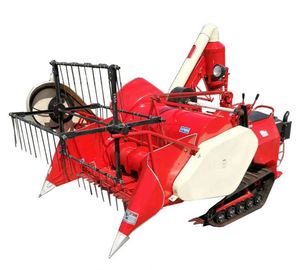 wheat barley oats rice mini rice combine harvester
