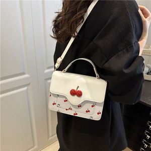<b>Small</b> Fresh Cherry Printed Handbag Fashion Designer Style <b>Shoulder</b> <b>Bag</b> Versatile <b>Shoulder</b> <b>Bag</b> - Product Image 6