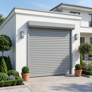 Porte de <span class=keywords><strong>garage</strong></span> automatique électrique isolée en alliage d'aluminium moderne de 77 mm, <span class=keywords><strong>prix</strong></span> d'usine, pour la sécurité extérieure - Product Image 3