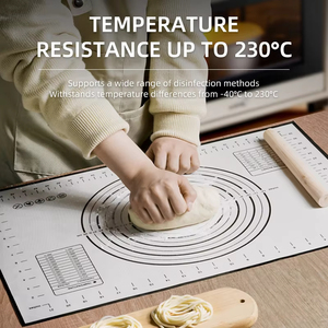 Di grandi dimensioni per alimenti spessore 0.4mm stuoie per impastare pasta pasticceria cucina stuoie da forno in Silicone resistente al calore per uso domestico - Product Image 2