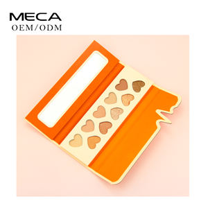 <span class=keywords><strong>Paleta</strong></span> de sombras de ojos de etiqueta privada personalizada única con forma de corazón, cosmética Libre de crueldad - Product Image 4
