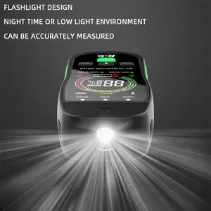 MT-19木材水分メーターカラースクリーン壁ペーパーボード湿度検出器セメントレンガ水分含有量テスターNo 1年 - Product Image 3