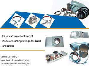 D 200mm <span class=keywords><strong>8</strong></span> "cổng nổ/van điều tiết trượt cho ống hút bụi, ống dẫn - Product Image 6