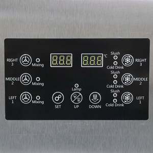 Slush Machine 3 Tanques 15L * 3 Bebida congelada 1200W Uso comercial - Product Image 4