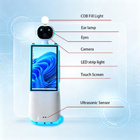 Dernier modèle de robot photo IA Popeye, écran HD 32 pouces, 360 °   Station de selfie mobile rotative, photomaton interactif directement de l'usine