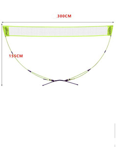 Ensemble <span class=keywords><strong>de</strong></span> filet <span class=keywords><strong>de</strong></span> <span class=keywords><strong>badminton</strong></span> portable facile à assembler JYS008-WJ-1 CN;ZHE Sport Blue 0,3-Poteau <span class=keywords><strong>de</strong></span> filet <span class=keywords><strong>de</strong></span> <span class=keywords><strong>badminton</strong></span> 3m bon marché - Product Image 3