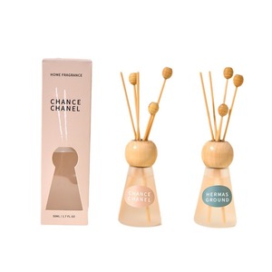 Creative Flameless Aromatherapy <b>Diffuser</b> 50ml Cone Shaped Glass Bamboo <b>Sticks</b> For Home Decor - Product Image 4