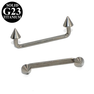 Ancre dermique en titane G23, barbell à surface cristalline, idéal pour les mariages, bijoux de corps, tatouage intégré à la peau, vente en gros - Product Image 3